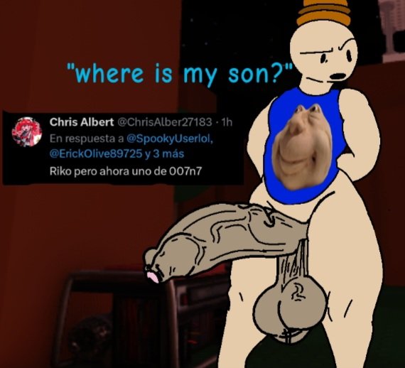 007n7 007n7_(forsaken) 1boy big_balls big_penis foreskin forsaken_(roblox) male male_only penis request roblox roblox_game robloxian solo solo_focus solo_male uncircumcised
