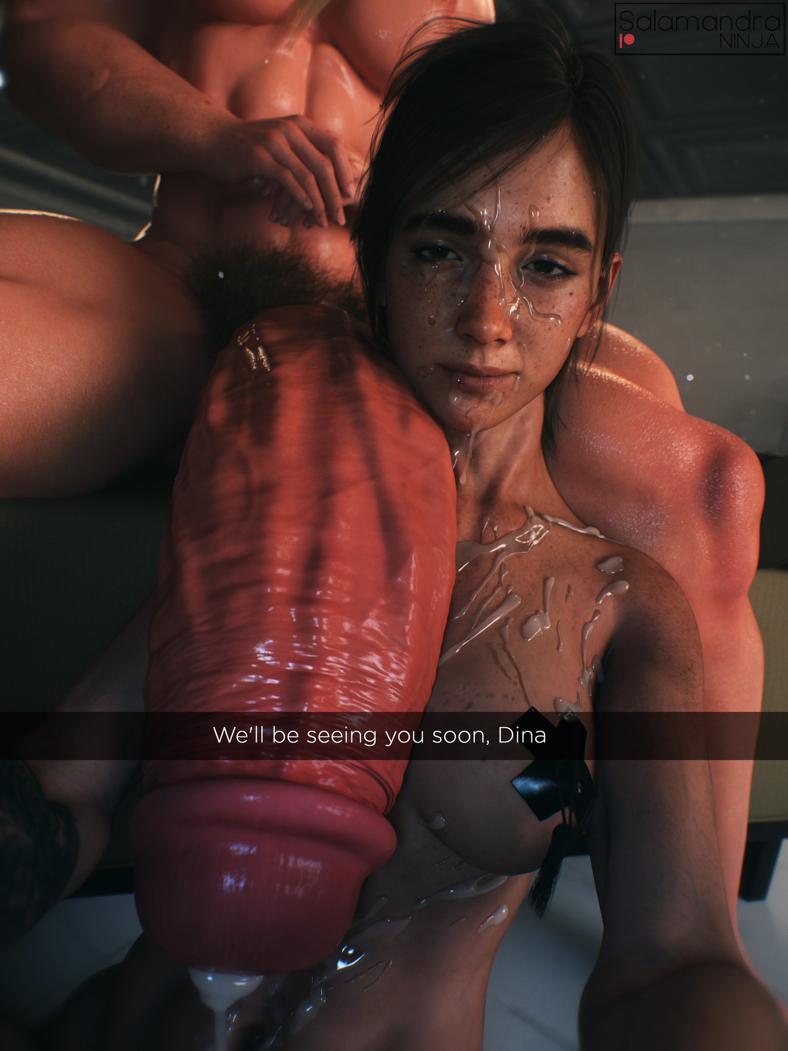 1futa, 1girls, 3d, abigail anderson, ass, big ass, big breasts, bottom heavy, breasts, brown hair, bust, busty, caucasian, caucasian female, chest, curvaceous, curvy, curvy figure, cute, cute face, dickgirl, dickgirl/female, digital media (artwork), ellie (the last of us), ellie williams, female, female focus, freckles, futanari, hips, hourglass figure, huge ass, human, intersex, large ass, large breasts, legs, light skin, light-skinned female, lips, mature, mature female, medium breasts, naughty dog, salamandraninja, slim waist, the last of us, the last of us 2, thick, thick hips, thick legs, thick thighs, thighs, top heavy, voluptuous, voluptuous female, voluptuous futa, waist, wide hips