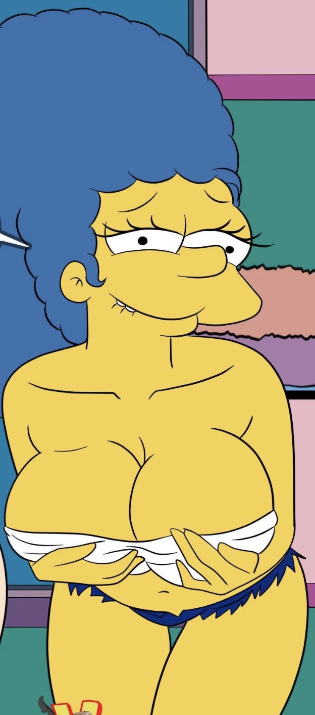 20th century studios, accurate art style, big breasts, breasts, croc (artist), female, marge simpson, tagme, the simpsons, yellow body, yellow skin