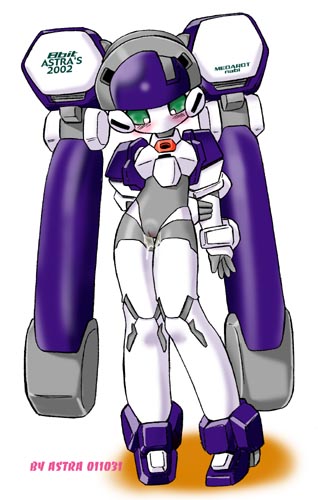 blazermate female lowres medarot pussy pussy_juice robot robot_girl tagme