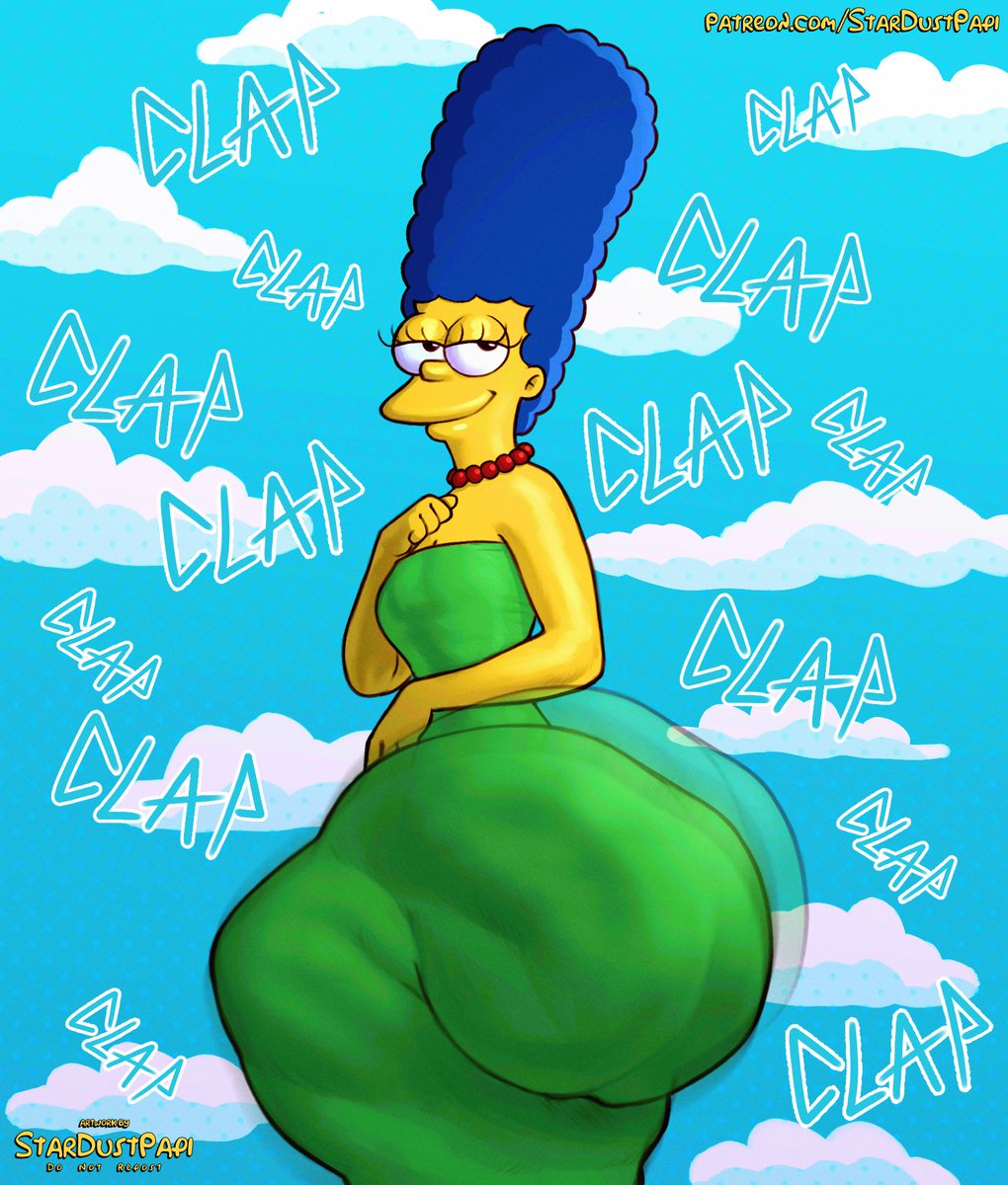 1girls ass ass_clapping ass_in_dress big_ass blue_hair bottom_heavy bubble_butt cellulite clapping_cheeks clothing dat_ass dress dumptruck_ass fat_ass female female_only huge_ass ignantastro large_ass looking_at_viewer marge_simpson massive_ass motion_blur necklace pearl_necklace solo stardustpapi the_simpsons thick_ass thick_thighs thunder_thighs twerking wide_hips yellow_body yellow_skin