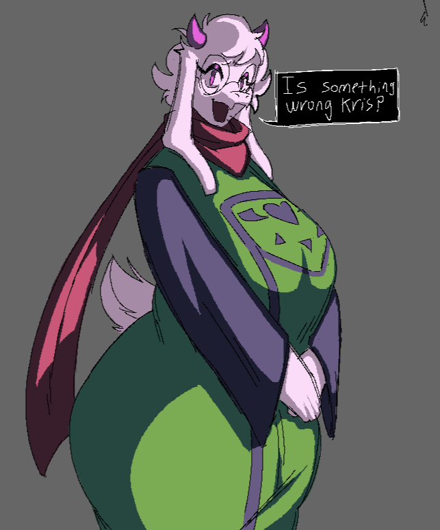 crossgender deltarune eyeshadow female female_ralsei garbageboxxxed genderswap_(mtf) milf ralsei ralsei_(deltarune) ralsei_(female) ralsei_with_white_fur rule_63