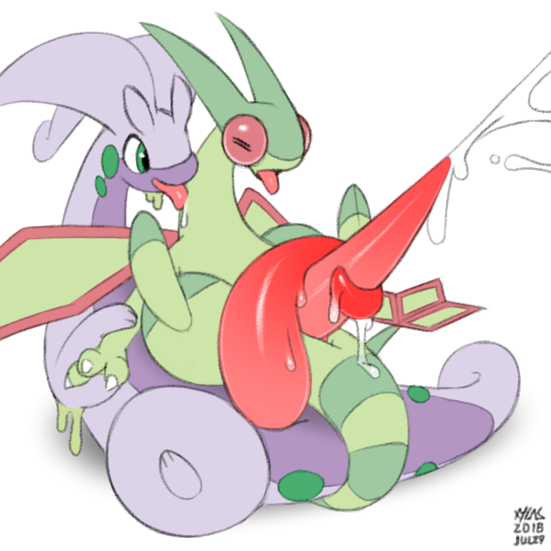 2018 2boys 3_fingers antennae big_penis claws closed_eyes cum cumshot dated dragon duo ejaculation erection feet flygon frottage gay genital_slit goodra green_eyes green_skin huge_ass huge_penis hyper hyper_penis interspecies large_ass licking long_neck male male_only nintendo on_top orgasm penis penises_touching pink_penis pink_tongue pokémon_(species) pokemon pokemon_(species) pokemon_rse pokemon_xy precum prehensile_penis purple_skin red_penis scalie sex simple_background sitting sketch slime slit spread_legs tail tapering_penis tentacle_penis tentaclejob text thick_thighs tongue tongue_out video_games watermark wet white_background wide_hips wings xylas yaoi