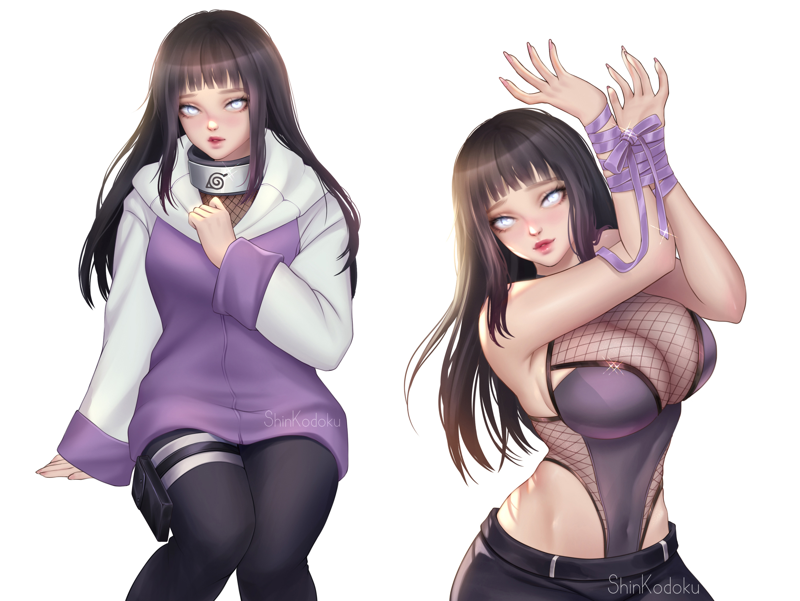 1girls, female, female focus, female only, hyuuga hinata, naruto, naruto (series), shinkodoku