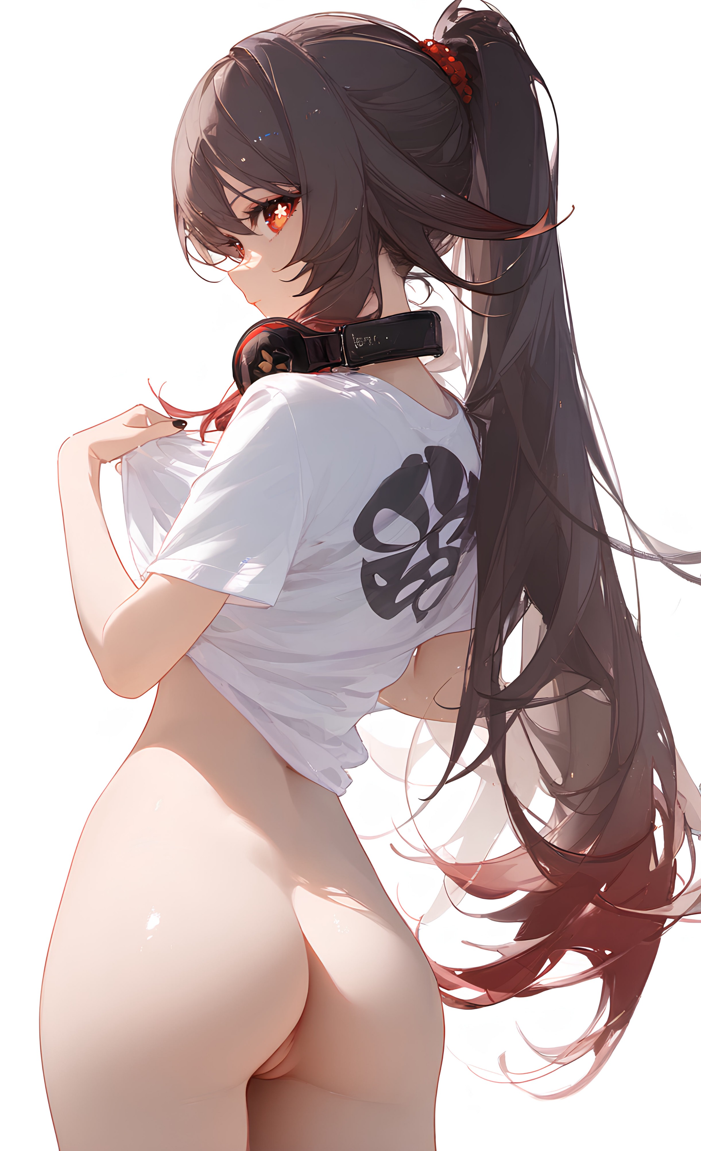 ai generated, female, female only, hu tao (genshin impact), hutao