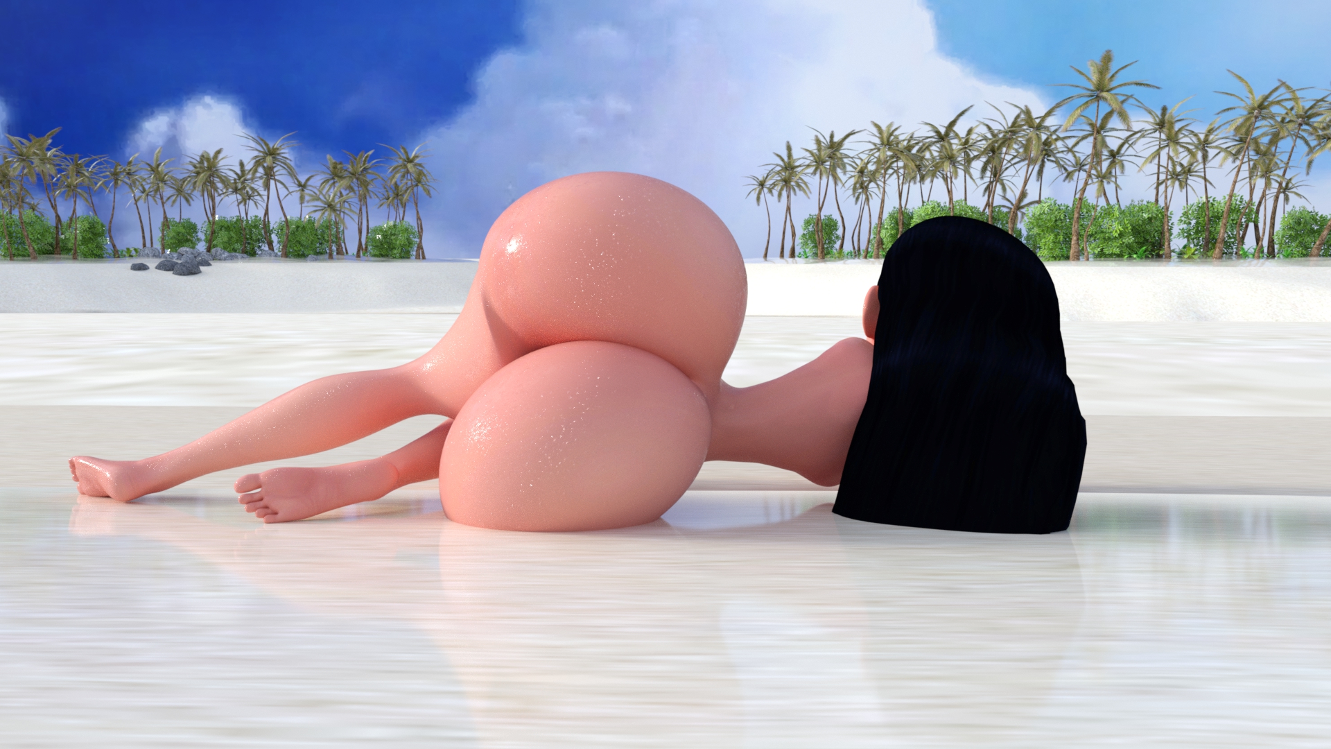 1girls, 3d, ass, barefoot, beach, big ass, breasts, chest, completely nude, curvaceous, curvy, curvy figure, digital media (artwork), disney, enormous ass, fat ass, female, female focus, female only, full body, gigantic ass, hips, hourglass figure, huge ass, human, hyper ass, large ass, legs, light skin, light-skinned female, massive ass, mature, mature female, naked, naked female, nude, nude female, pixar, slim waist, snakeish, solo, solo female, the incredibles, thick, thick hips, thick legs, thick thighs, thighs, violet parr, viperarcane, voluptuous, waist, wide hips