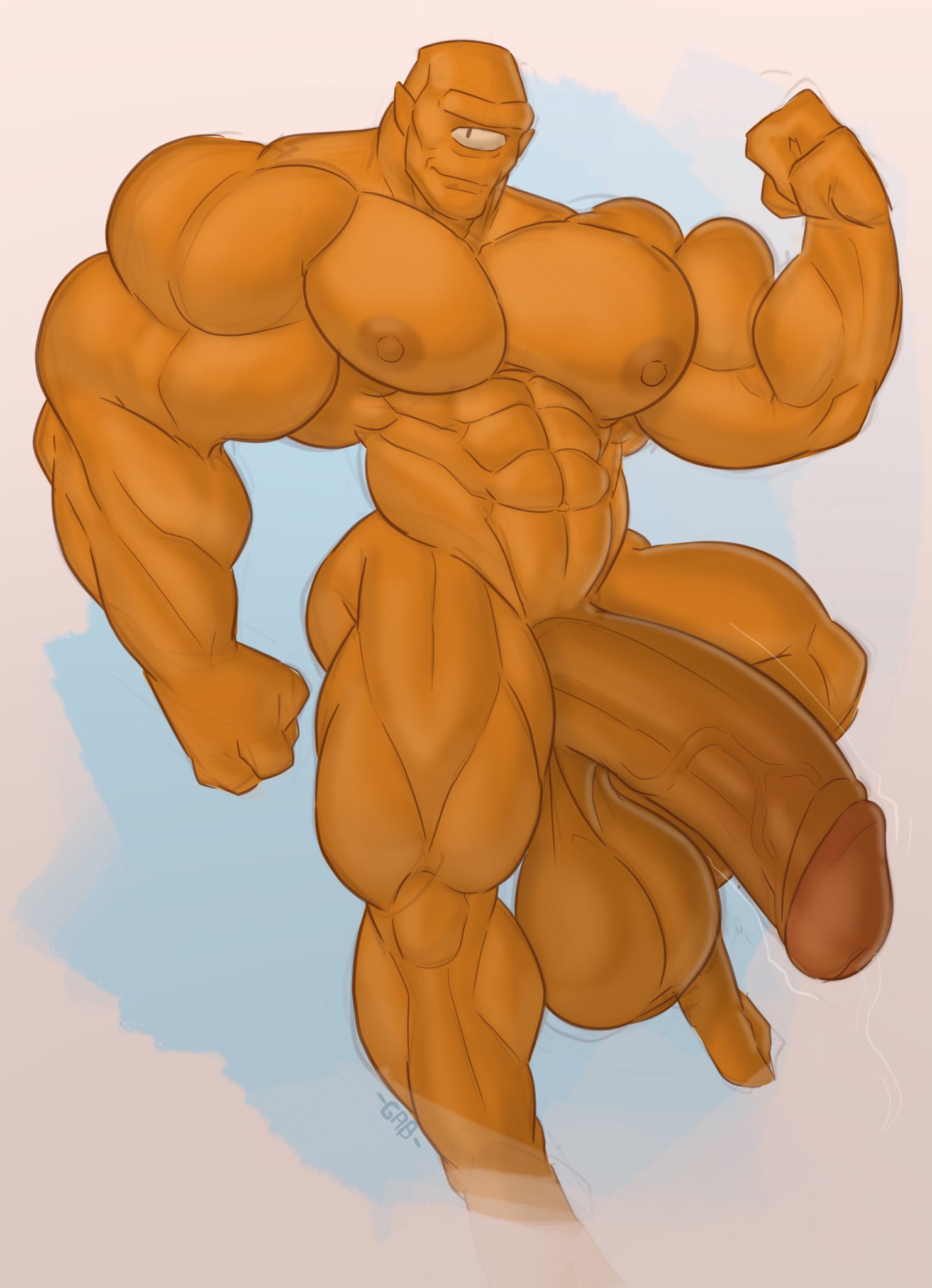 1_eye 3_fingers abs alien allen_the_alien balls big_balls big_muscles big_nipples big_pecs big_penis boner erection fingers flexing gab_art genitals hi_res huge_balls huge_cock huge_muscles huge_pecs humanoid humanoid_pointy_ears hyper hyper_balls hyper_genitalia hyper_muscles hyper_penis image_comics invincible_(comics) invincible_(tv_series) male male_only muscular muscular_humanoid muscular_male nipples nude orange_body pecs penis solo solo_male