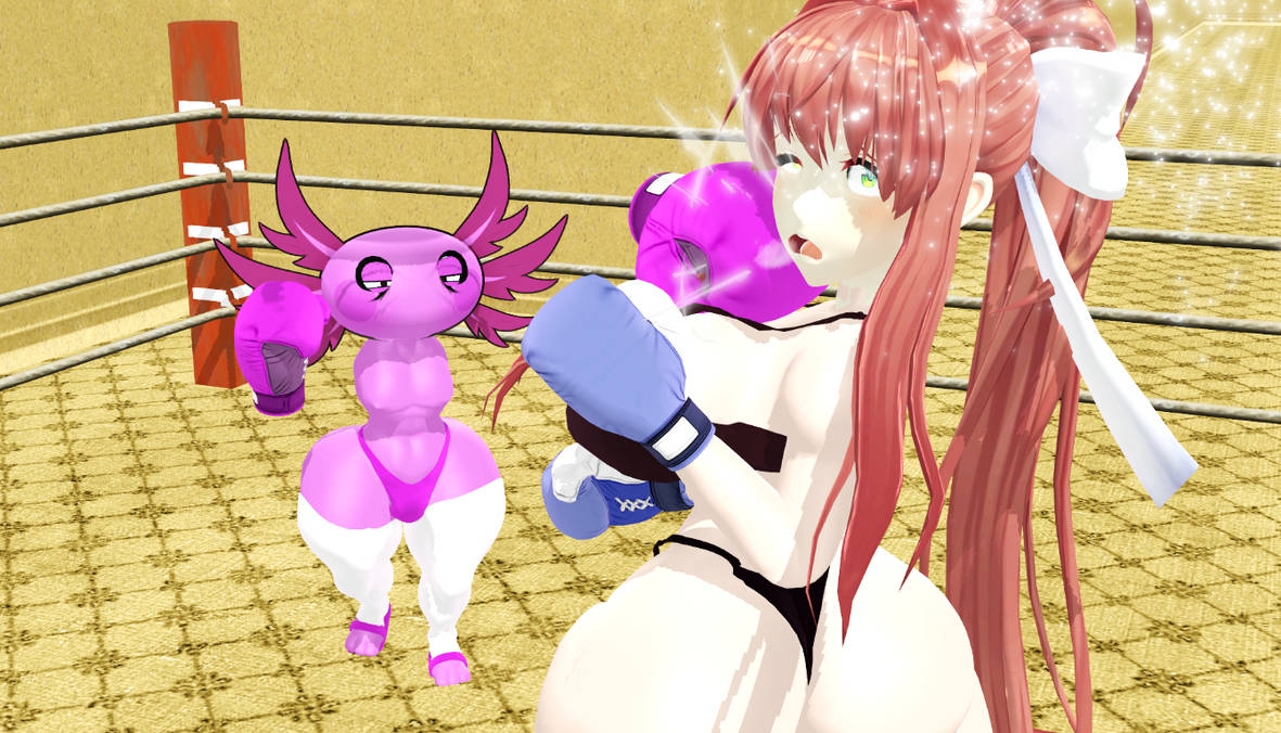 1boy 1girls 2024 3d 3d_(artwork) armless ass axolotl baby_blue_boxing_gloves baby_blue_gloves big_ass big_breasts big_butt black_lingerie blockyobjectawesomer blue_boxing_gloves boxing boxing_gloves boxing_ring bra breasts butt crossover curvy curvy_female doki_doki_literature_club duo female female/male fight fighting fighting_ring frill_(anatomy) gloves green_eyes human josugomezofficialnew kinito kinitopet larger_female legwear light-skinned_female light_skin lingerie long_hair_female male male/female mixed_boxing mmd monika_(doki_doki_literature_club) panties pink-skinned_male pink_boxing_gloves pink_gloves pink_skin pink_thong ryona shorter_male size_difference smaller_male swimsuit taller_female thick thick_ass thick_butt thick_hips thick_thighs white_ribbon wide_hips