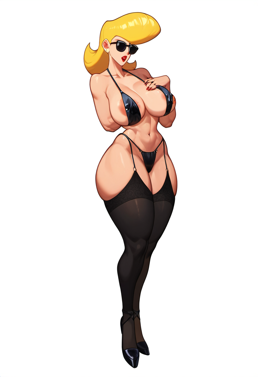 big_ass big_breasts big_butt gender_transformation genderswap_(mtf) jenny_bravo johnny_bravo johnny_bravo_(series) rule_63 skyline12