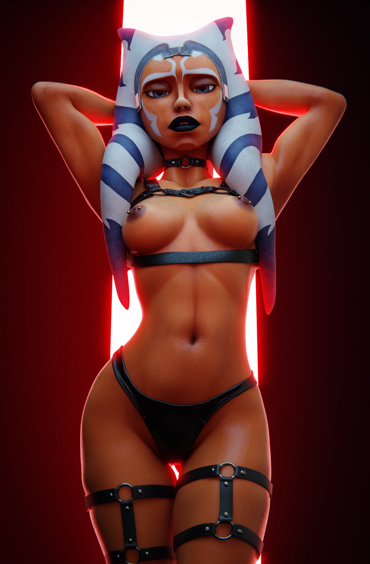 1girls 2025 3d 3d_(artwork) abs ahsoka_tano airress3d_(3d-modeller) alien alien_girl alien_humanoid alternate_version_available areolae arms_up athletic athletic_female black_panties blender blue_eyes boob_window bra breasts breasts_out captainhiro2 cleavage clone_wars dark_areola dark_areolae dark_nipples face_markings facial_markings female hi_res highres lekku lekku_(anatomy) medium_breasts nipple_piercing nipples orange_body orange_skin panties pierced_nipples piercings presenting presenting_breasts seductive seductive_eyes seductive_look seductive_pose showing_off star_wars the_clone_wars:_season_seven togruta underwear watermark white_bra white_panties
