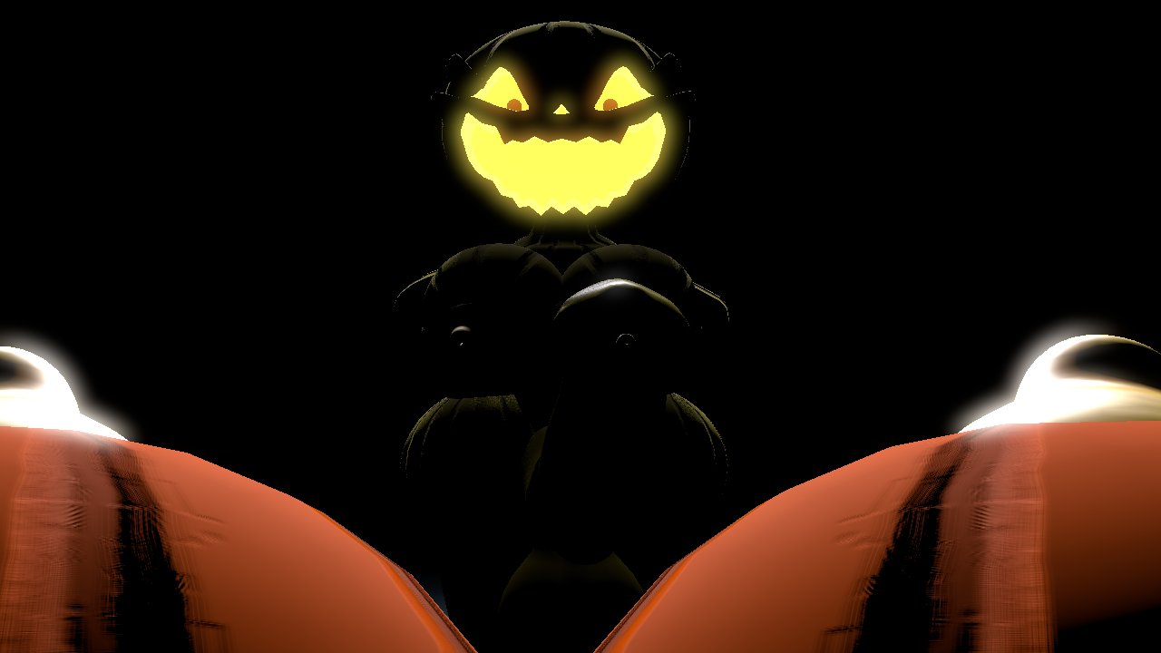 1futa 1girls 3d animal_genitalia bed big_breasts breasts cute female five_nights_at_freddy's five_nights_at_freddy's_4 futanari halloween horsecock horsecock_futanari imminent_sex jack_o_pumpkin_(fnaf) nude penis pumpkin_girl pumpkin_head source_filmmaker