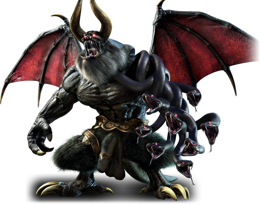 3d claws demon male male_only mmoboys mmoboys_(artist) muscles ogre ogre_(tekken) penis snake snake_arms solo talons tekken tekken_tag_tournament_2 true_ogre wings