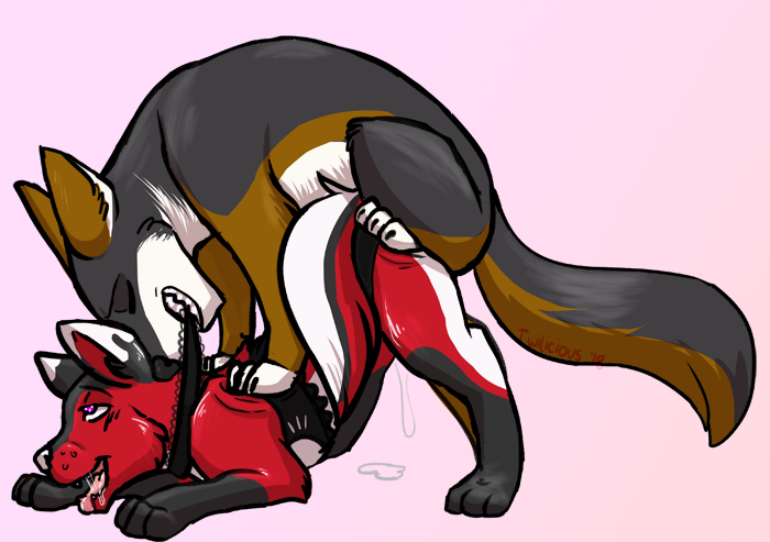 ass_up canine clothing drooling fan_character female feral fox from_behind_position fur grey_fox lingerie male mammal mounting panting perching_position pinned saliva sex straight tongue tongue_out twilicious