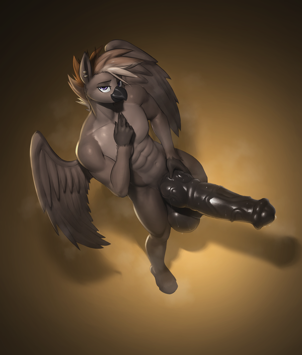 aeto_(aetobirb) animal_genitalia animal_penis anthro avian bird ear_piercing ear_ring equine_genitalia equine_penis erection european_mythology genitals greek_mythology hippogriff holding_penis hybrid hybrid_genitalia hybrid_penis hyper hyper_genitalia knot knotted_equine_penis looking_at_viewer male mohawk mythological_avian mythology penis piercing purple_eyes ring_piercing smug solo stardep vein veiny_penis wings