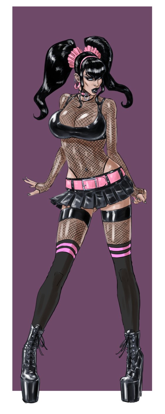 1girls, ass, athletic, athletic female, big ass, big breasts, black lipstick, bottom heavy, breasts, bust, busty, chest, cleavage, curvaceous, curvy, curvy figure, eyebrows, eyelashes, eyes, female, female focus, fenris comix, fishnets, fit, fit female, fully clothed, goth, goth girl, hair, high heel boots, high heels, hips, hourglass figure, huge ass, huge breasts, human, large ass, large breasts, legs, light skin, light-skinned female, lips, mature, mature female, platform heels, shiny clothes, skimpy, skimpy clothes, slim waist, stiletto heels, stockings, thick, thick hips, thick legs, thick thighs, thighs, top heavy, top heavy breasts, very high heels, voluptuous, voluptuous female, waist, wide hips