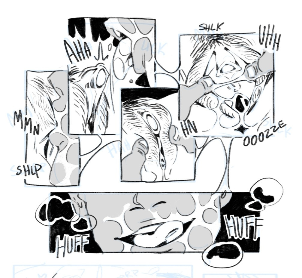 1boy, 1cuntboy, 1cuntboy1boy, 1cuntboy1male, 2026, big clitoris, black and white, clitoral stimulation, clitoris, comic, cunnilingus, cuntboy, cuntboy on male, cuntboy/male, digital media (artwork), hairy, hairy male, kissing pussy, large clitoris, licking, licking pussy, male, male on cuntboy, nicholas d wolfwood, oral, oral sex, p1nkpaper, pussy, pussy juice, spread pussy, spreading, sucking clitoris, trigun, trigun stampede, vagina, vash the stampede