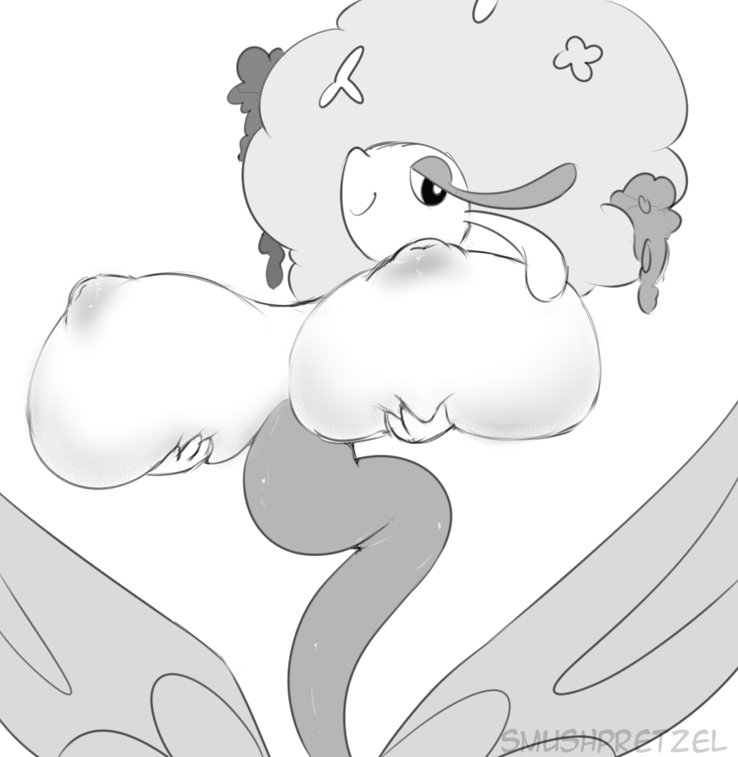 1girls areolae big_breasts breast_grab breasts fairy female female_only florges greyscale huge_breasts humanoid inverted_nipples monochrome nintendo nipples plant pokémon_(species) pokemon pokemon_(species) pokemon_xy simple_background smile smushpretzel text thin_waist video_games watermark white_background