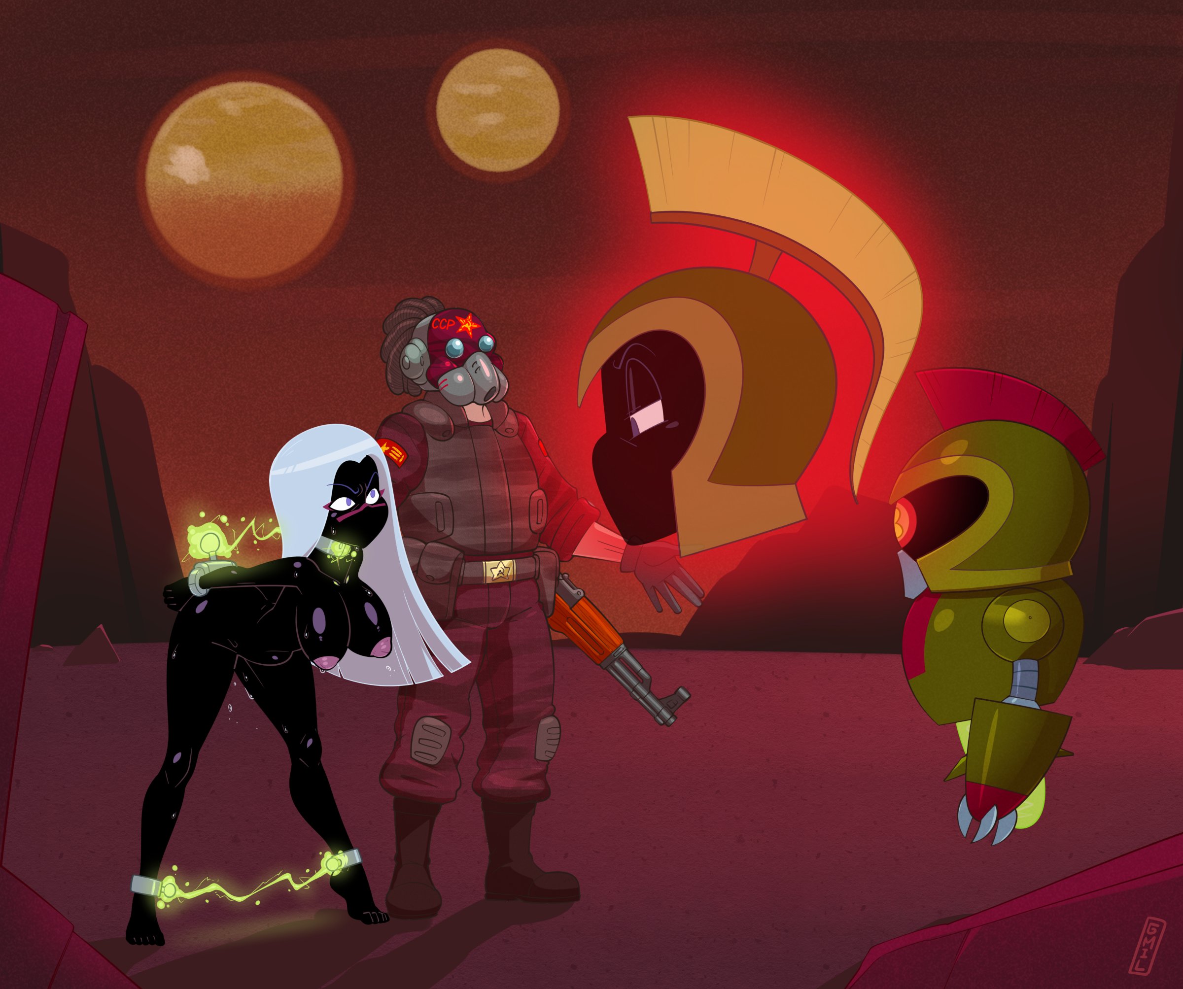 bound, duck dodgers, general z-9, gmil, looney tunes, queen tyr'ahnee