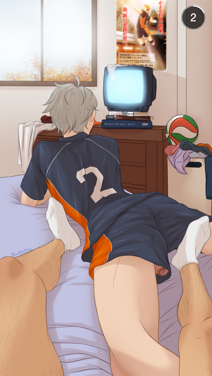 2boys bludwing body_hair camera clothed dark_skin dick_slip freeballing haikyuu!! jersey leg_hair light_hair male male_focus male_only multiple_boys no_underwear penis penis_peek penis_through_leghole phone pov school_uniform shorts sports_uniform sugawara_koushi uniform upshorts volleyball