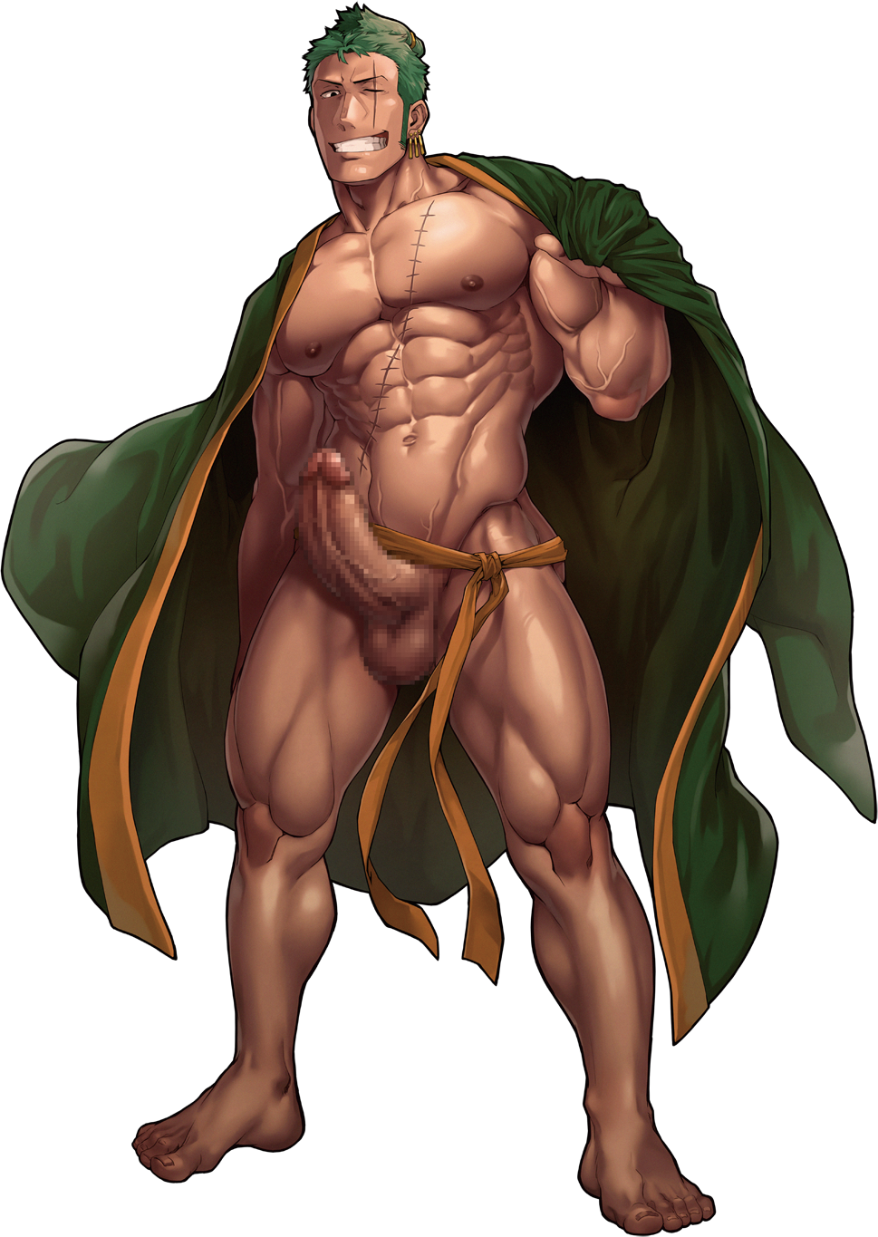 Roronoa Zoro (Zoro (One Piece)) Rule 34 Image