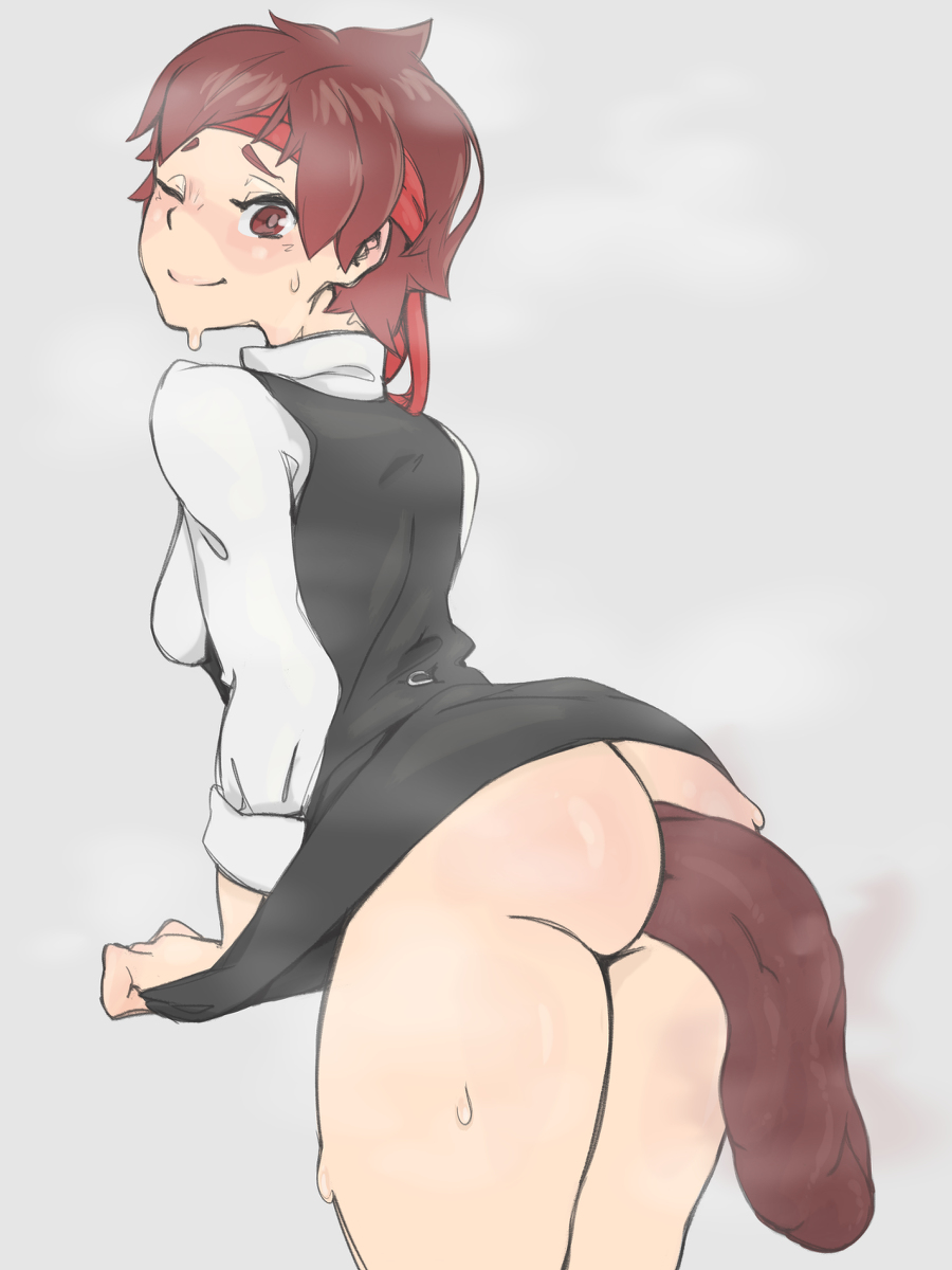 1girls asian asian_female ass ass_sweat blush breasts brown_eyes brown_hair clothing defecation female female_only headband heavylinsa musk no_panties sakura_kasugano scat skirt smell smile street_fighter sweat sweaty_thighs thick_shit upskirt