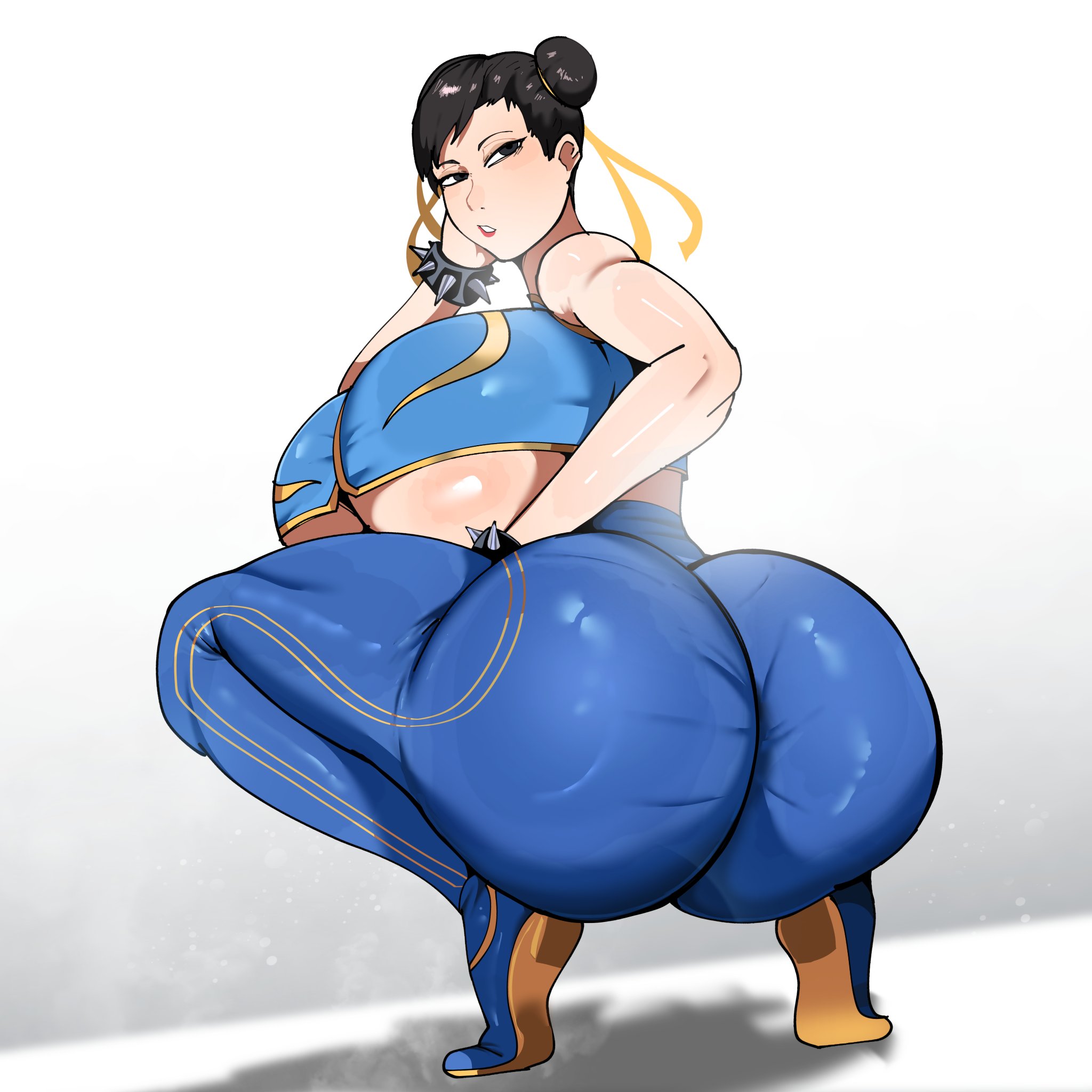 1girls, ass, big ass, big breasts, breasts, bubble ass, bubble butt, chun-li, chun-li (street fighter alpha), crouching, dumptruck ass, enormous ass, enormous breasts, fat ass, feet up, female, female only, giant ass, giant breasts, gigantic ass, gigantic breasts, ginormous ass, ginormous breasts, huge ass, huge breasts, hyper breasts, large ass, large breasts, massive breasts, shinhyunxi, street fighter, street fighter alpha, thick ass, thick thighs, thighs, thunder thighs, underboob, voluptuous, voluptuous female