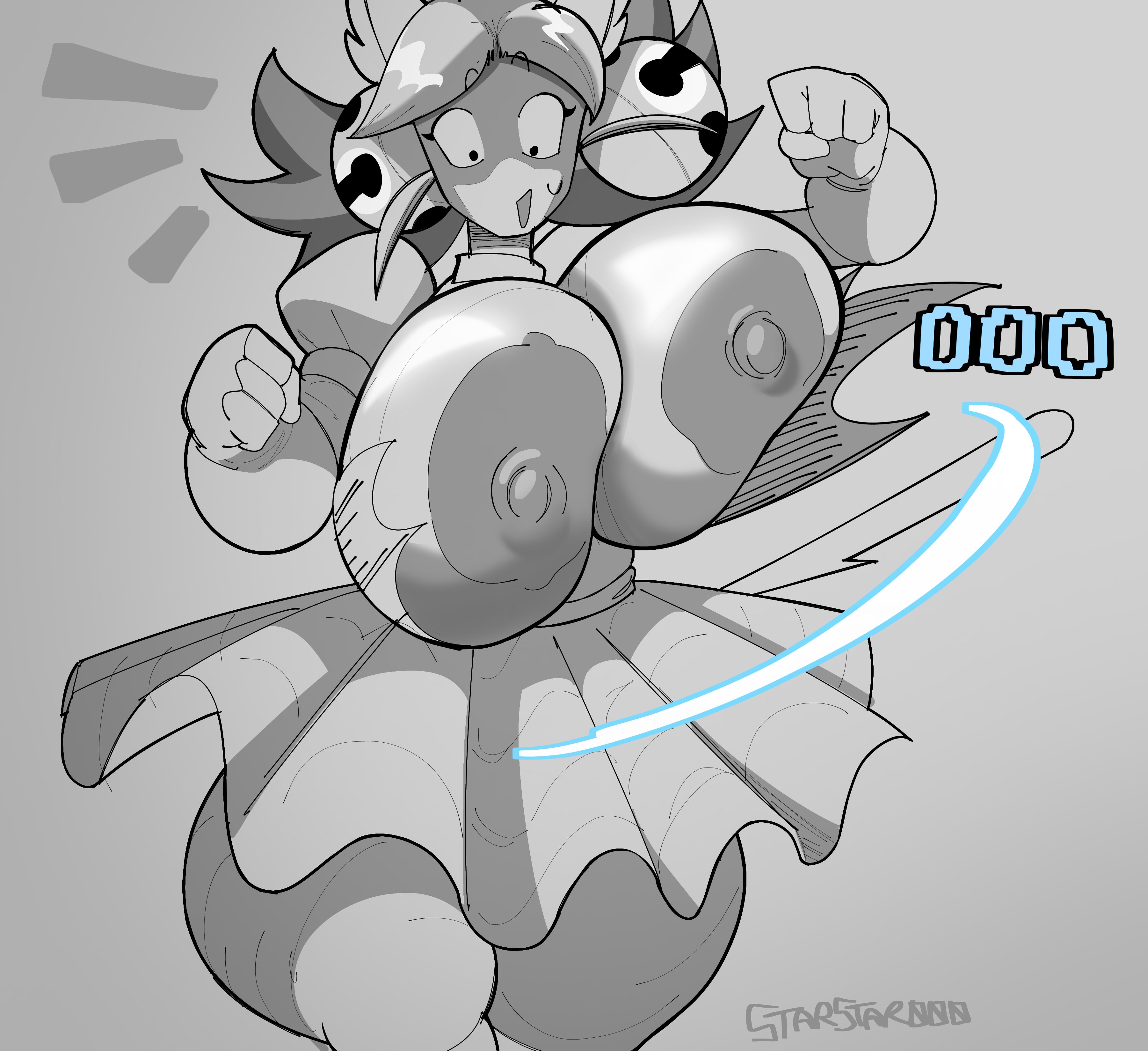 1girls, big breasts, breasts, cat ears, deltarune, female, female only, huge breasts, mad mew mew, pink (deltarune), pink hair, starstar000, tagme, undertale (series)