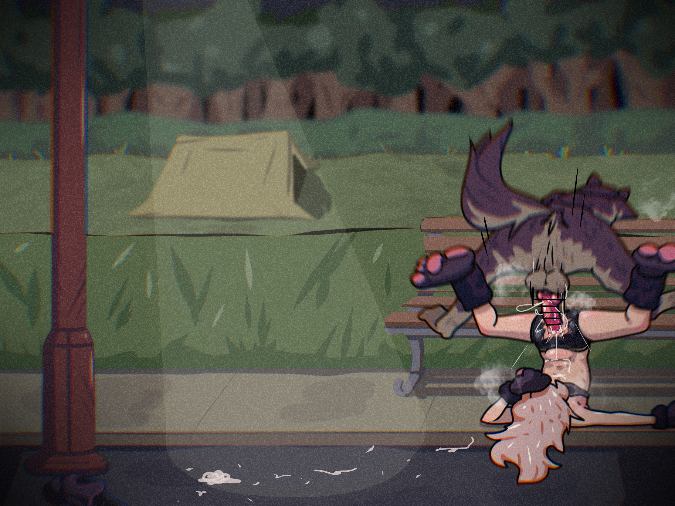 1boy, 1girls, animal ears, animal genitalia, animal penis, animal tail, balls, bar censor, canid, canine, canine genitalia, canine penis, canis, censor bar, censored, censored penis, clothed, clothed female, clothed sex, clothing, domestic dog, female, feral, kemonomimi, knot, knotted penis, long hair, looking at viewer, male, male/female, night, onii-chan wa oshimai!, oyama mahiro, penetration, penis, pointy ears, pussy, rape, seiranaichi, sex, tail, top-down bottom-up, vaginal insertion, vaginal penetration, vaginal sex, zoophilia
