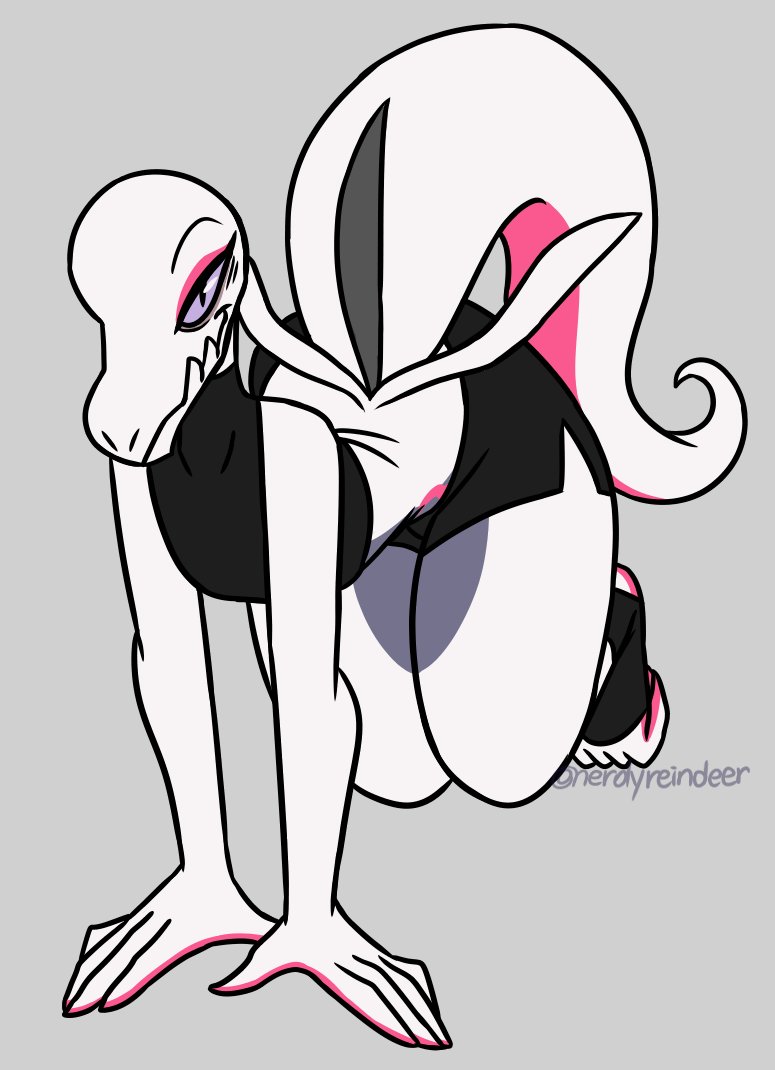 big_breasts breasts female nerdyreindeer pokemon pokemon_(species) salazzle tagme thick_thighs wide_hips