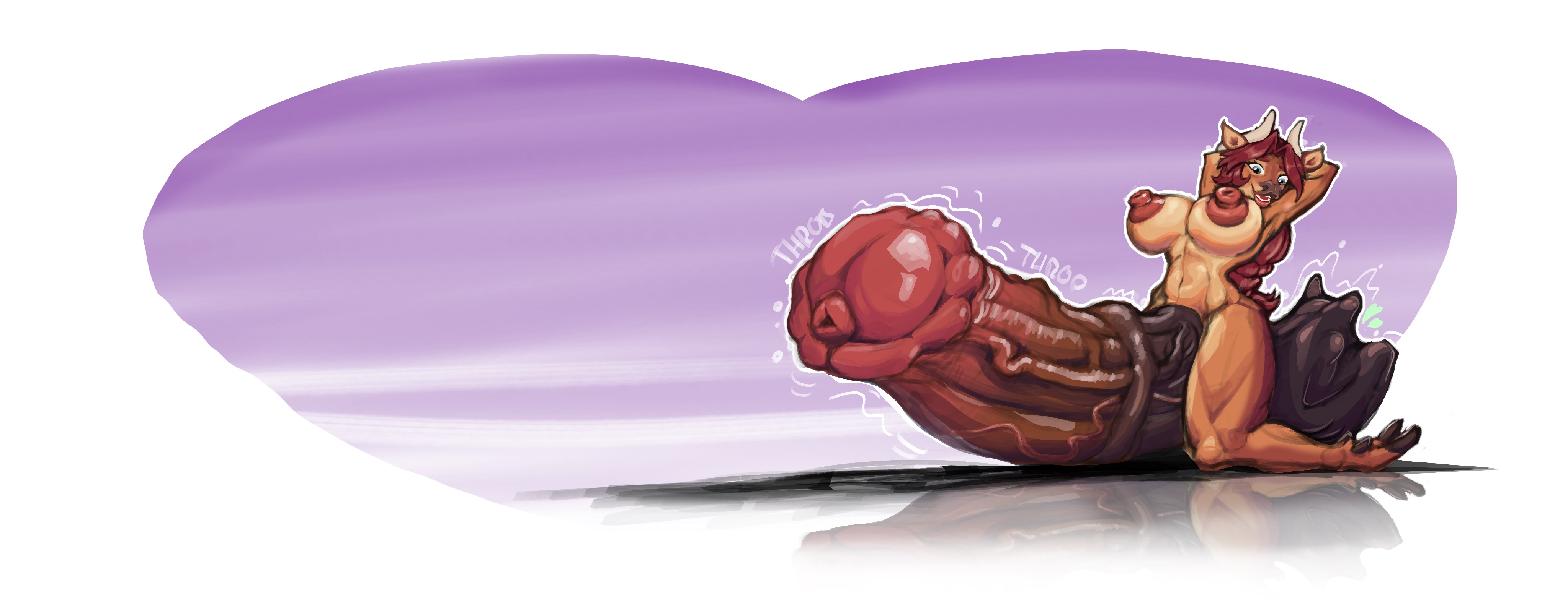 1futa, anthro, balls, bonnie bovine, bonnie bovine (character), bovine, churning, cock vore, endosoma, female, futa on female, futanari, horsecock, horsecock futa, horselegkovach, intersex, penis, testicles, testicular bulge, vore