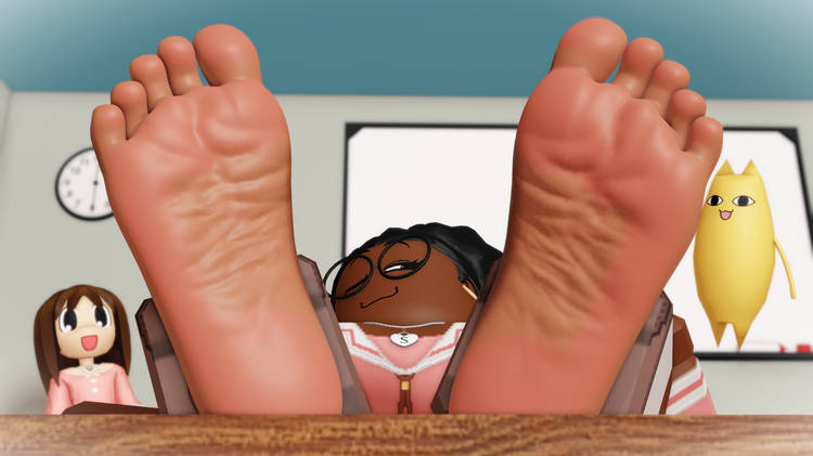 3d feet feet_fetish feet_up femboy girl girly roblox robloxian source_request tagme