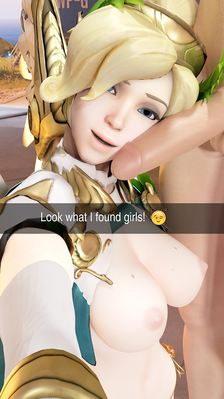 1boy, 1girls, 3d, alternate costume, bewyx, big, blender, blizzard entertainment, breasts, duo, female, male, mercy, nipples, overwatch, penis, straight, winged victory mercy
