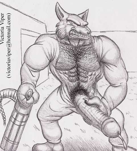 anthro boots chaingun chaingun_wolf duke_nukem_(series) duke_nukem_3d fan_character gigantic_penis grimace hirsute looking_at_viewer male_only masturbation monochrome muscular navel open_fly pencil_(artwork) prison_clothes projectile_precum shaded sharp_claws sharp_teeth spooge story_in_description sweat thick_penis traditional_media_(artwork) treasure_trail veiny_penis victoria_viper