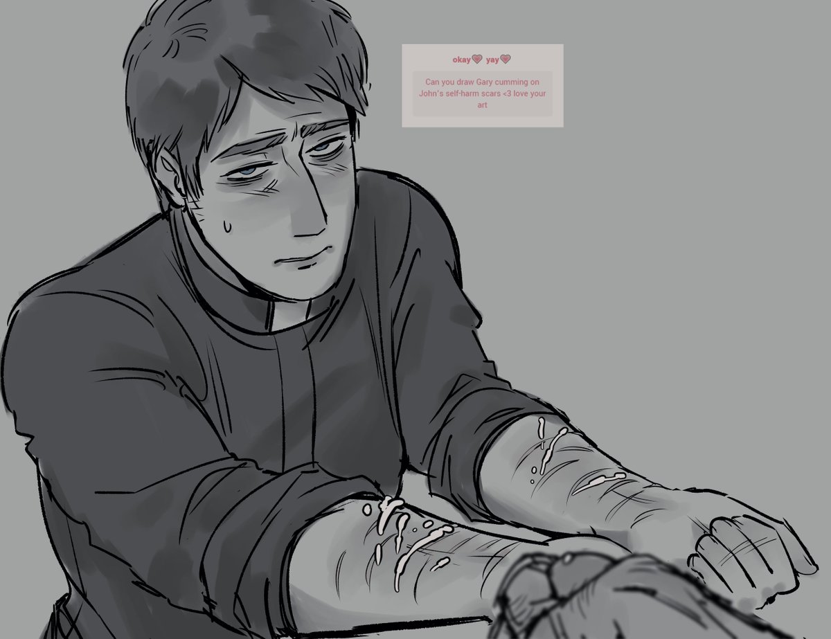cum, faith the unholy trinity, father john ward, male, priest, self harm scars, yaoi, zzoupz