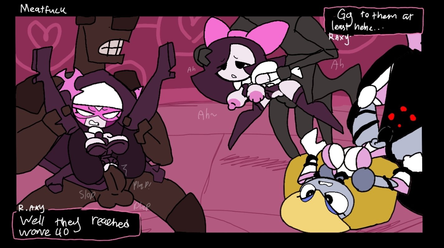 3girls, alexonjaychara, blonde hair, defeated, defeated heroine, english, english text, female, friday night funkin, friday night funkin mod, girl (sock.clip), holding, juggette (eric schwartz), pussy, sarvente (dokki.doodlez), sarvente (friday night funkin), vaginal penetration, vaginal sex