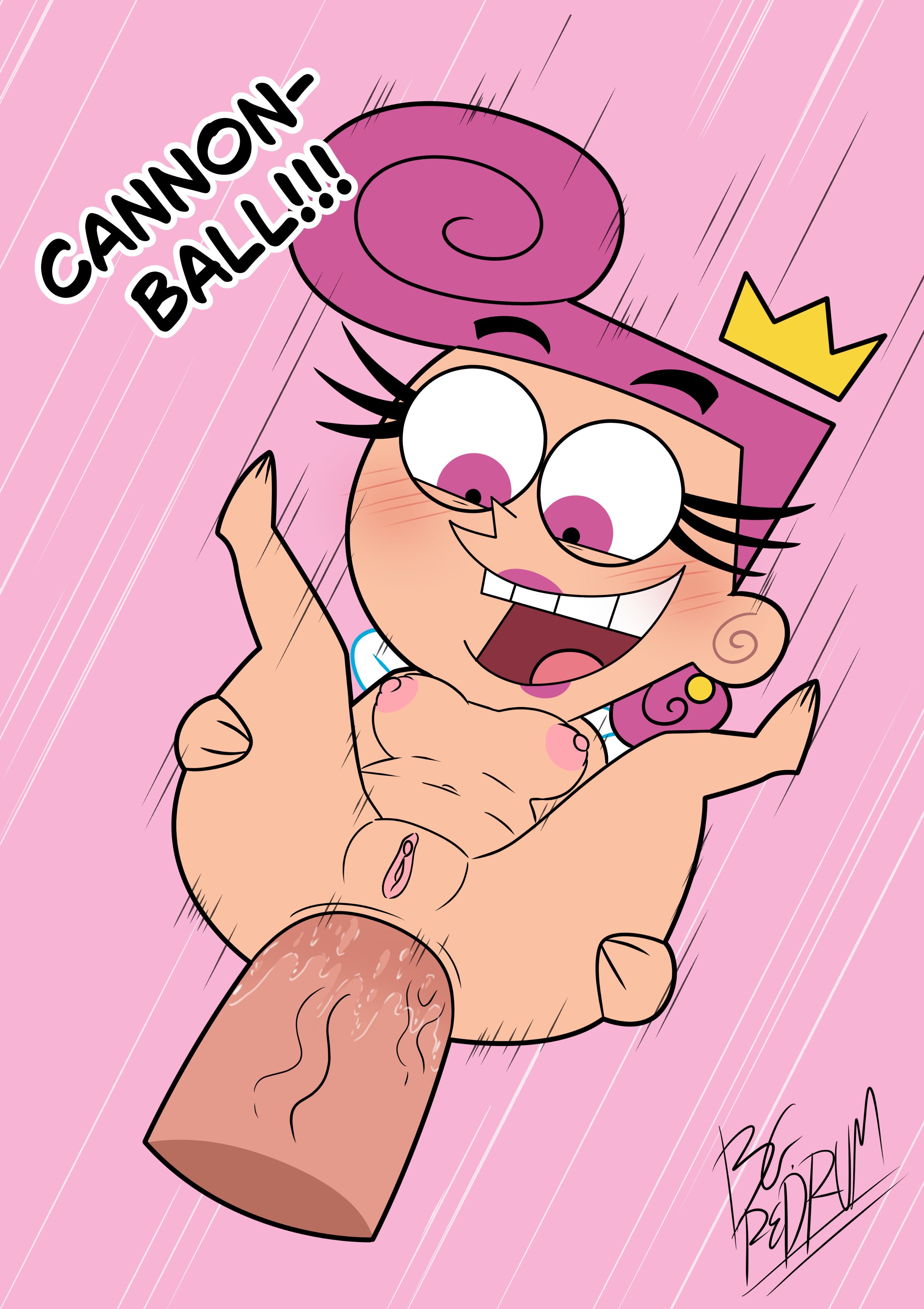 1boy, 1girls, anal, anal sex, anthro, anthro female, bgredrum, big penis, bigger male, bigger on smaller, disembodied penis, fairy, female, human, human male, human on anthro, light skin, light-skinned female, light-skinned male, male, male on anthro, male on female, medium sized male, milf, mother, nickelodeon, penis, pink eyes, pink hair, small sized female, smaller female, the fairly oddparents, wanda fairywinkle-cosma
