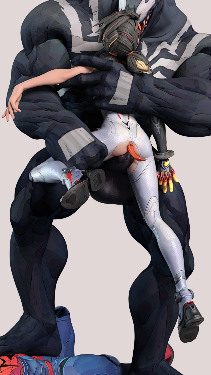 3d, all the way through, ass, bodysuit, carrying, carrying partner, dominant, dominant male, domination, extreme french kiss, female, hdregrets, holding, kissing, large penis, long tongue, male, marvel, marvel comics, marvel rivals, muscular, muscular male, peni parker, peni parker (marvel rivals), penis, penis in pussy, pussy, rape, sex, size difference, skintight, skintight bodysuit, spider-man, spider-man (marvel rivals), spider-man (series), tongue, tongue down throat, twintails, vaginal penetration, vaginal sex, venom (marvel)