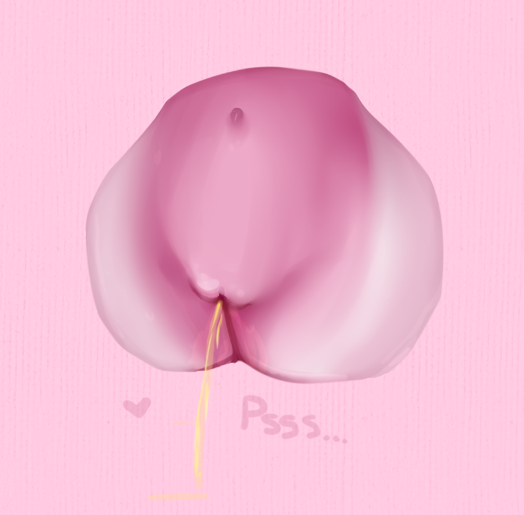anthro belly blushy_(artist) bodily_fluids close-up digital_drawing_(artwork) digital_media_(artwork) electronics female female_peeing genital_fluids genitals lagomorph leporid mammal navel nude peeing penetration phone pink_pussy puddle pussy rabbit simple_background solo standing standing_pee urine urine_stream watersports white_body yoshiko_bunny