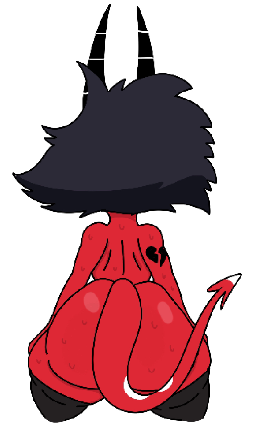 ass, female, helluva boss, large ass, large butt, millie (helluva boss), theslashfive
