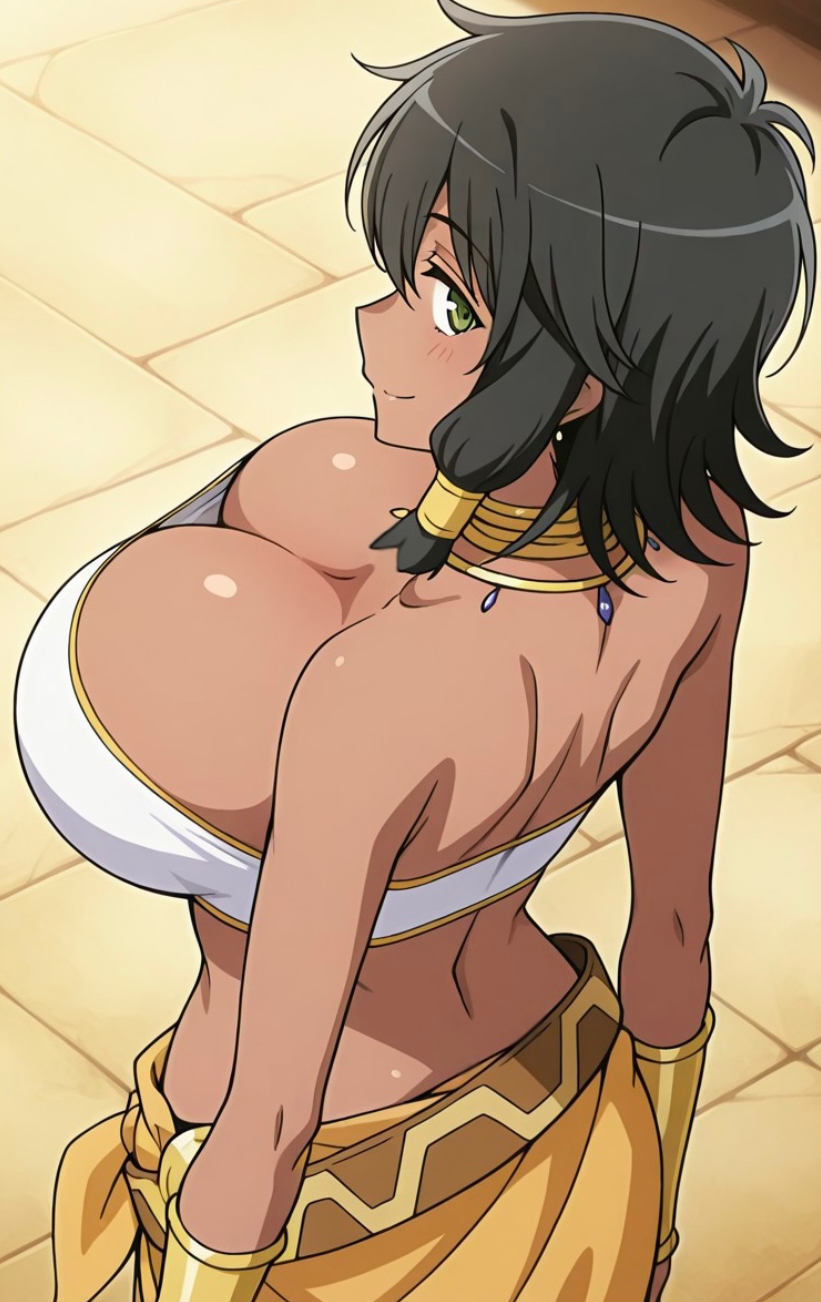 1female 1girls ai_assisted ai_generated amazonian back_view bandeau black_hair blush blush_lines blushing_at_viewer blushing_female bracers busty busty_female civitai cleavage cleavage_focus clothed clothed_female coloredbin.ai coloredbin_ai dark-skin dark-skinned_female dark_skin down_blouse downblouse dungeon_ni_deai_wo_motomeru_no_wa_machigatteiru_darou_ka female female_focus female_only fully_clothed fully_clothed_female gold_bracers green_eyes hair_tubes high_angle high_angle_view huge_boobs huge_breasts indoor jewelry large_boobs large_breasts large_tits looking_at_viewer looking_back massive_boobs massive_breasts massive_tits mature_female nape neck_rings plump_boobs plump_breasts plump_tits sarong short_hair smiling smiling_at_viewer solo solo_female solo_focus tiona_hiryute top_heavy top_heavy_breasts upper_body upper_body_focus upper_body_only visible_boobs visible_breasts visible_tits white_bandeau