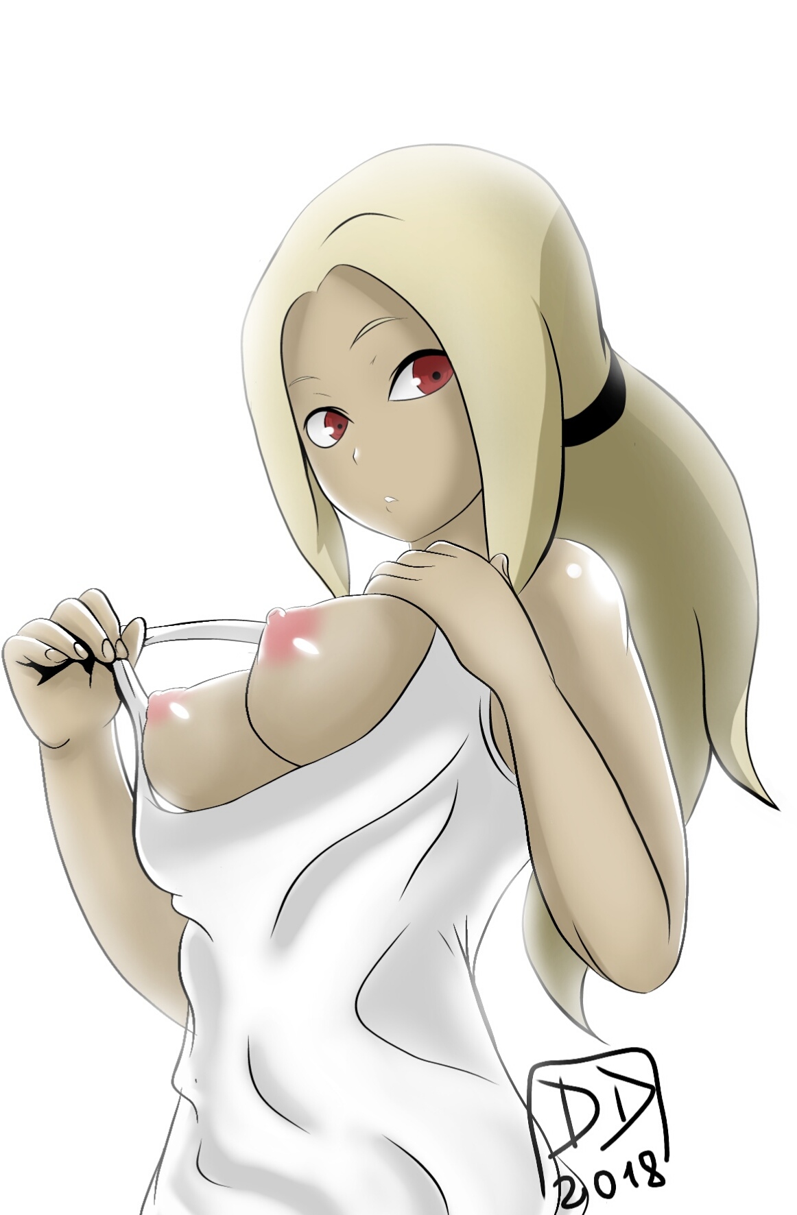 blonde hair, breasts, demondark94, erect nipples, female, games, gravity rush, kat (gravity rush), nipples
