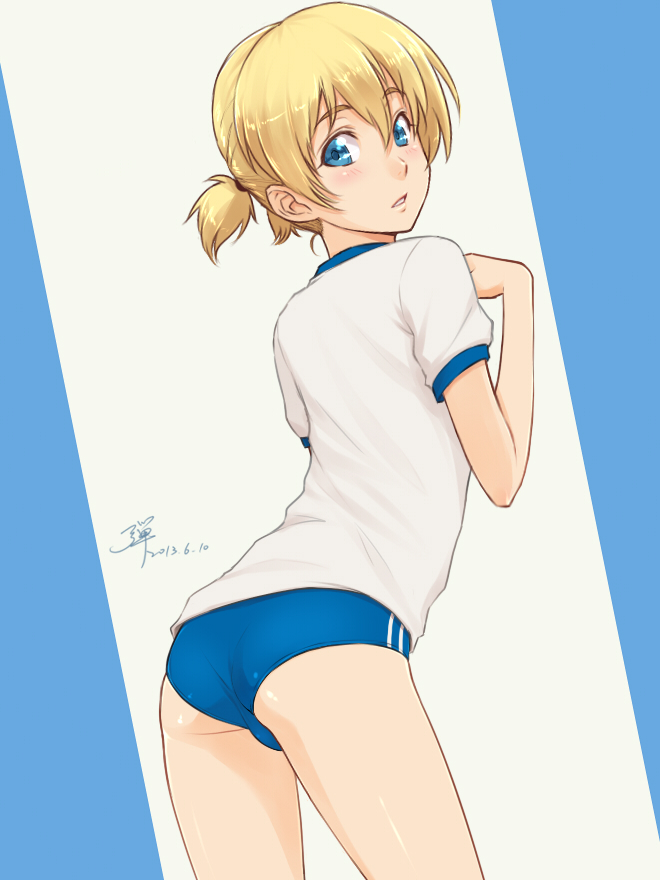 1boy 1femboy :o androgynous arched_back armin_arlert artist_signature ass ass_cleavage ass_focus attack_on_titan back_view background balls balls_under_clothes ballsack bare_legs bare_thighs big_ass blush blushing_at_viewer booty booty_shorts bulge bulge_through_clothing bulge_under_clothes buruma butt_cleavage butt_crack butt_focus curvy curvy_ass curvy_body curvy_femboy curvy_figure curvy_hips curvy_male curvy_thighs cute_male dan_(kumadan) facing_away femboy fully_clothed gym_bottomwear gym_clothes gym_clothing gym_shirt gym_shorts gym_uniform hips innocent innocent_expression looking_at_viewer looking_back looking_back_at_viewer male male_focus male_only otoko_no_ko raised_eyebrows shingeki_no_kyojin short_shorts simple_background solid_color_background solo solo_focus surprise surprised surprised_expression surprised_face surprised_look testicle_bulge testicles thick_ass thick_hips thick_legs thick_thighs thighs tight_clothes tight_clothing tight_fit tight_pants twink twintails twintails_(hairstyle) voluptuous voluptuous_femboy voluptuous_male wide_hips yaoi