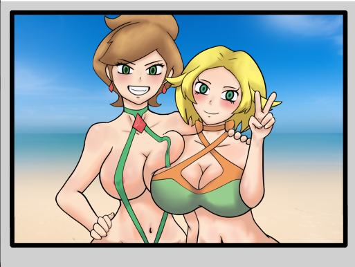 2girls araragi_(pokemon) aurea_juniper bianca_(pokemon) pokemon pokemon_bw pokemon_lewd_virus