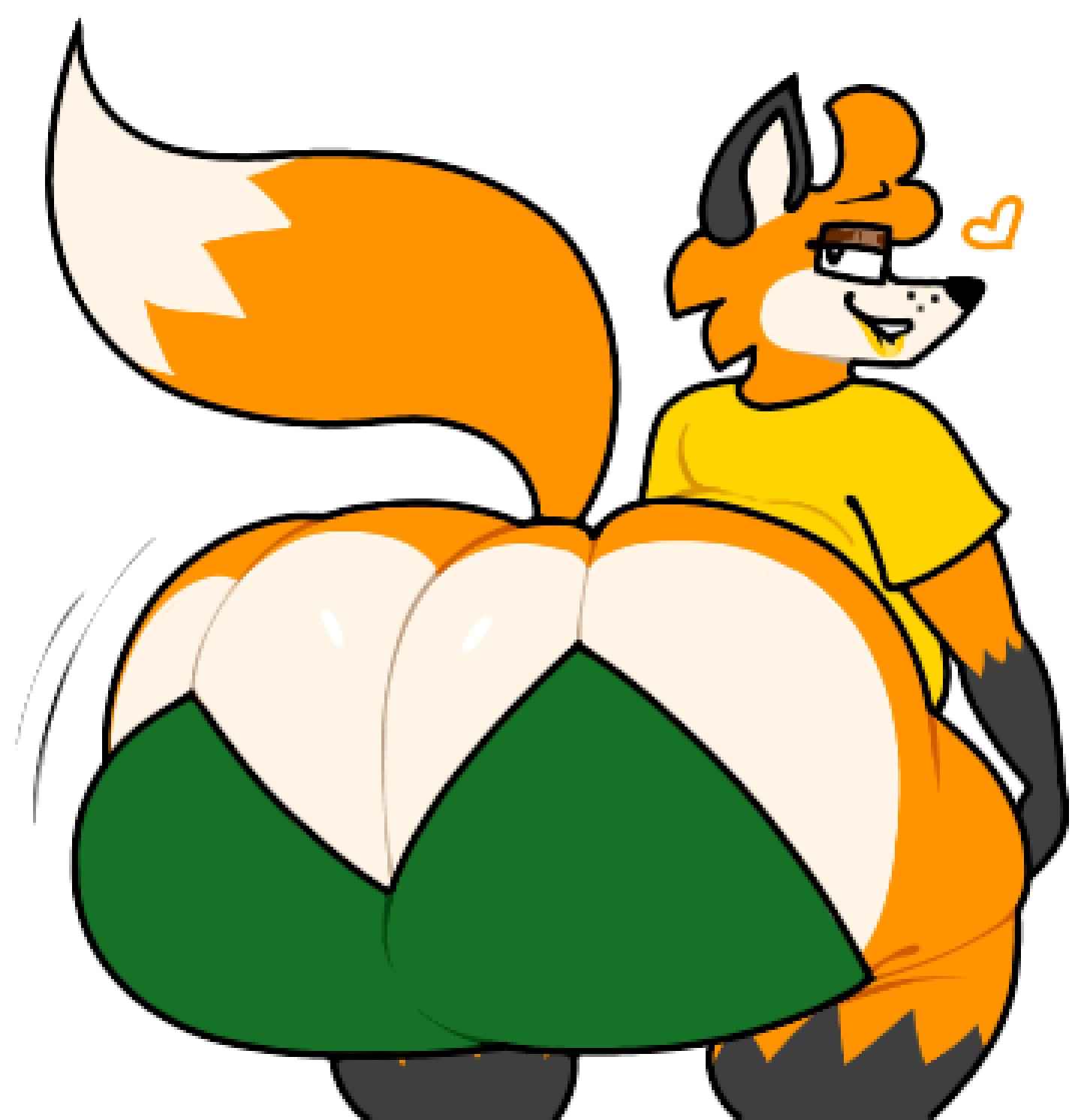 big_ass bubble_butt character_request chip_at_night furry huge_ass tagme thick_thighs volfen_(volfenf) wide_hips