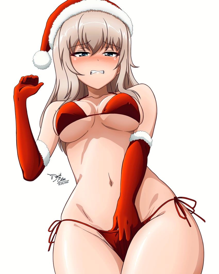 blush, girls und panzer, itsumi erika, schoolgirl, tagme