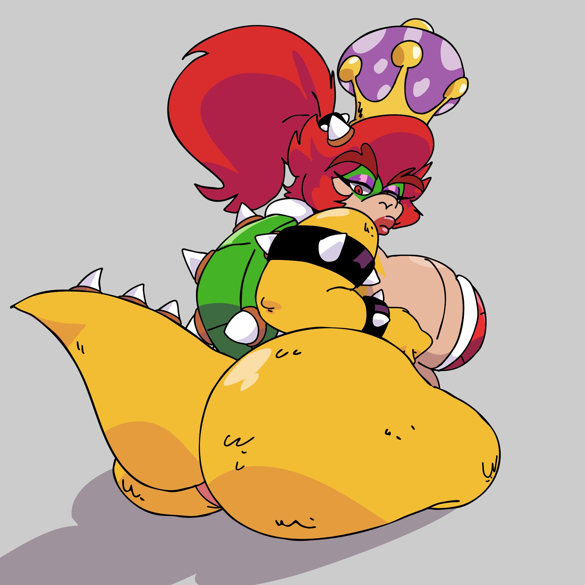 1girls, anthro, ass, big ass, bowser, bowsette, bracelet, breasts, collar, crown, enormous ass, enormous breasts, fat ass, female, female bowser, furry, furry female, furry only, genderswap (mtf), gigantic ass, horns, huge ass, huge breasts, koopa, large ass, large breasts, lesorgnsfw, lipstick, mario (series), massive ass, massive breasts, mature, mature anthro, mature female, nintendo, plump ass, red hair, reptile, rule 63, scalie, shell, sitting, solo, solo female, solo focus, spiked shell, spikes, spikes (anatomy), tail, thick ass, yellow body