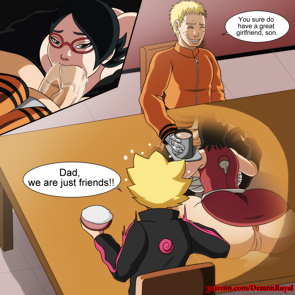 1girls 2boys affair age_difference anus ass bandage bandaged_arm bbw betrayal big_ass big_breasts big_butt big_penis black_eyes black_gloves black_hair blonde_hair blowjob boruto:_naruto_next_generations bottomless bubble_ass bubble_butt busty butt chair cheating cheating_girlfriend chest_wraps close-up closed_eyes clothed clothed_sex clothing cucked_by_father cucked_by_friend cuckold curvaceous curvy curvy_body curvy_female curvy_figure curvy_hips dat_ass daughter-in-law deep_blowjob deepthroat demonroyal dialogue dumptruck_ass dumptruck_butt duo duo_focus english_text exposed_anus exposed_ass exposed_penis exposed_pussy eye_contact facial_markings fat_ass father father-in-law_and_daughter-in-law father_and_son fellatio female fingerless_gloves glasses gloves grin grinning hand_on_another's_head hand_on_head hi_res high_resolution highres hips huge_ass huge_cock indoors jacket kneeling large_ass large_breasts large_penis light-skinned_female light-skinned_male light_skin looking_at_partner looking_at_viewer looking_up male male/female male_pov male_with_female mouthful multiple_boys narrowed_eyes naruto naruto_(series) naruto_uzumaki netorare no_panties ntr older_male older_man_and_teenage_girl oral pale-skinned_female pale-skinned_male pale_skin pants_down penis penis_out pov pussy pussy_juice pussy_juice_puddle sarada_uchiha see-through short_dress short_hair shounen_jump shueisha sitting sitting_on_chair skimpy skimpy_clothes skimpy_dress sleeveless sleeveless_dress smile smiling sneaking sneaky_sex son speech_bubble spitroast squatting stealth_sex sucking sucking_penis table teen teenage_girl teenager text thick_penis thick_thighs thighs tomboy uchiha_sarada uchiha_symbol unaware under_the_table uzumaki_boruto uzumaki_naruto vagina very_high_resolution voluptuous voyeur voyeurism weekly_shonen_jump whisker_markings whiskers wide_hips x-ray yellow_hair younger_female younger_male