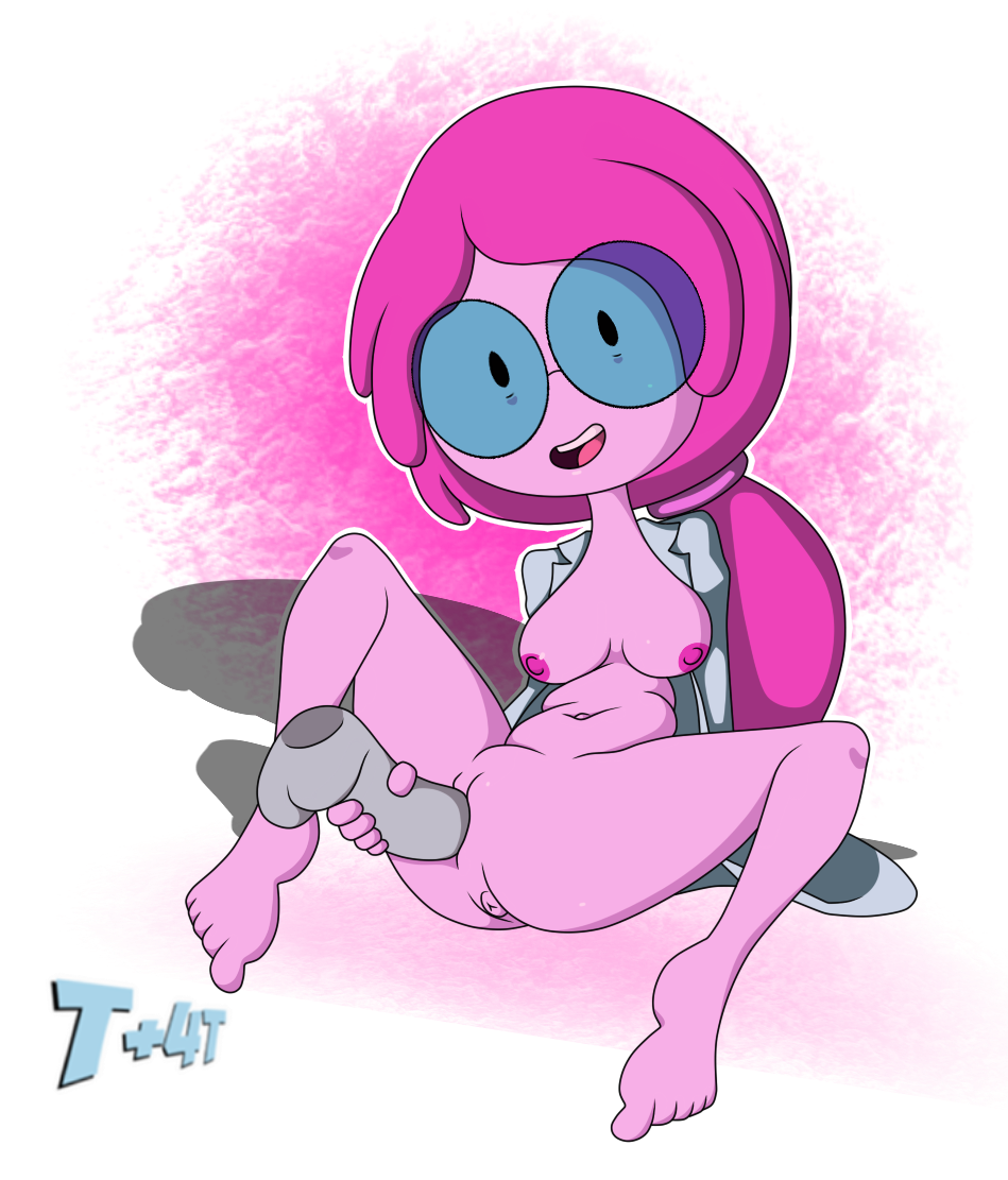 1girls 2018 adventure_time alpha_channel anus breasts commission digital_media_(artwork) dildo dildo_in_pussy feet female glasses lab_coat_only lewdacris masturbating navel nipples open_mouth penis pink_hair pink_hair_female pink_skin ponytail princess_bubblegum pussy smile solo t+4t transparent_background transparent_outline transparent_png vaginal_penetration