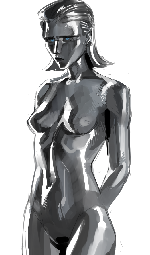 1girls, breasts, breasts out, fantastic four, female, female only, lacryboy, marvel, marvel comics, naked, nipples, perky breasts, perky nipples, pinup, pussy, shalla-bal, silver surfer, silver surfer (shalla-bal), skinny, skinny female, small breasts, thick legs, tits out, wide hips, wide thighs