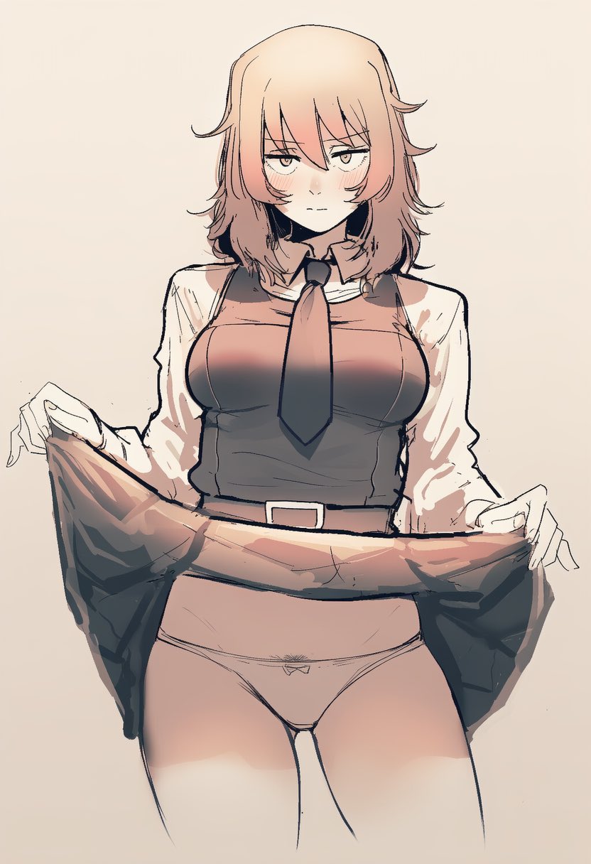 1girls, ai generated, andou (girls und panzer), brunette, brunette hair, female, girls und panzer, kobayashi3biker, pubic hair, pubic hair peek, school uniform, schoolgirl, tagme, tan body, tan skin, tanned, tanned body, tanned female, tanned skin, tomboy